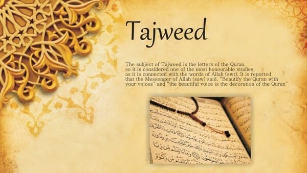 What Tajweed means